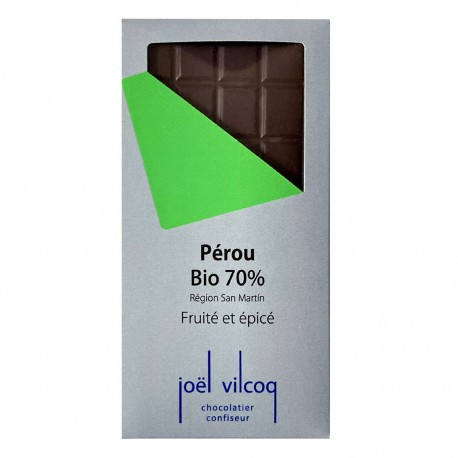 Tablette pure origine Perou 70%