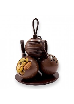 Centre de table boules de Noël