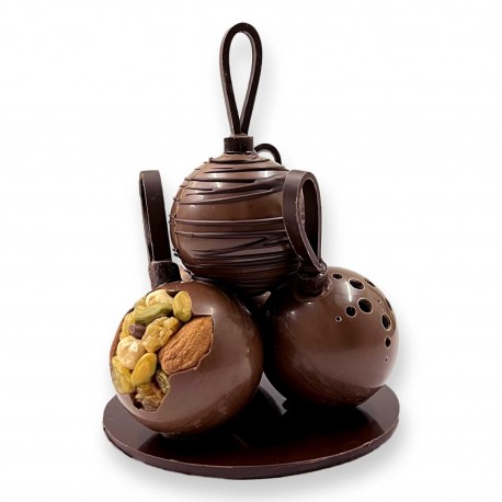 Centre de table boules de Noël