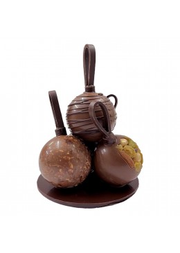 Centre de table boules de Noël