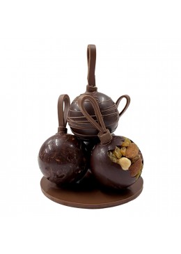 Centre de table boules de Noël