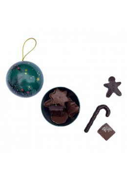 Boule de Noël Verte en métal