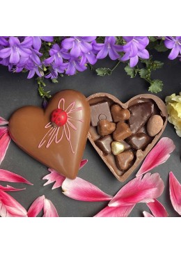 Grand coeur garni Lait